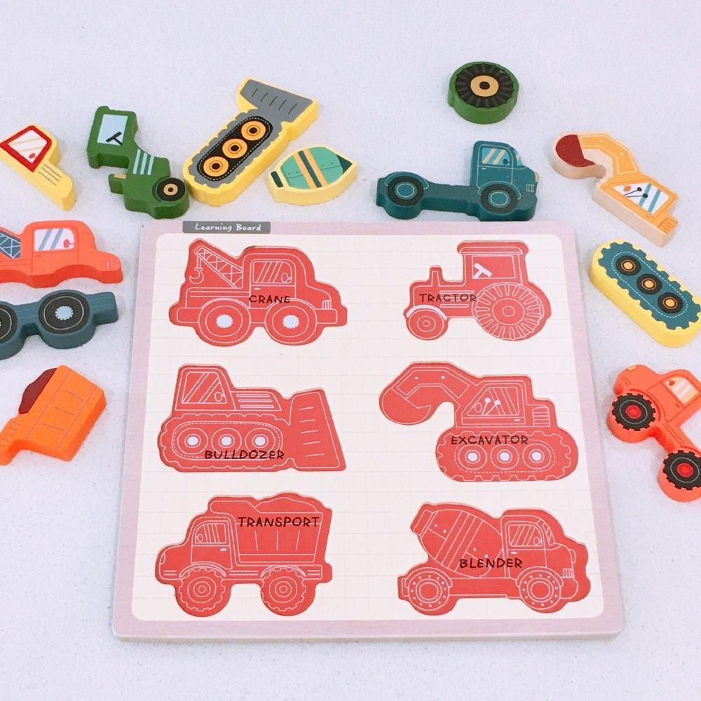 Children's Montessori Early Education Panel1-2-3Year-Old Baby Educational Wooden Puzzle Matching Toy Boys and Girls Grab