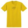 Krooked Skateboards Shirt Love Bird Gold/Black