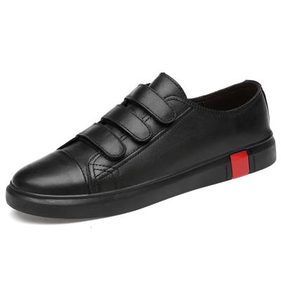Nuova Tendenza Scarpe da Uomo Stile Coreano Versatili Vera Pelle Scarpe Casual da Uomo Comode Classiche Sneakers Bianche
