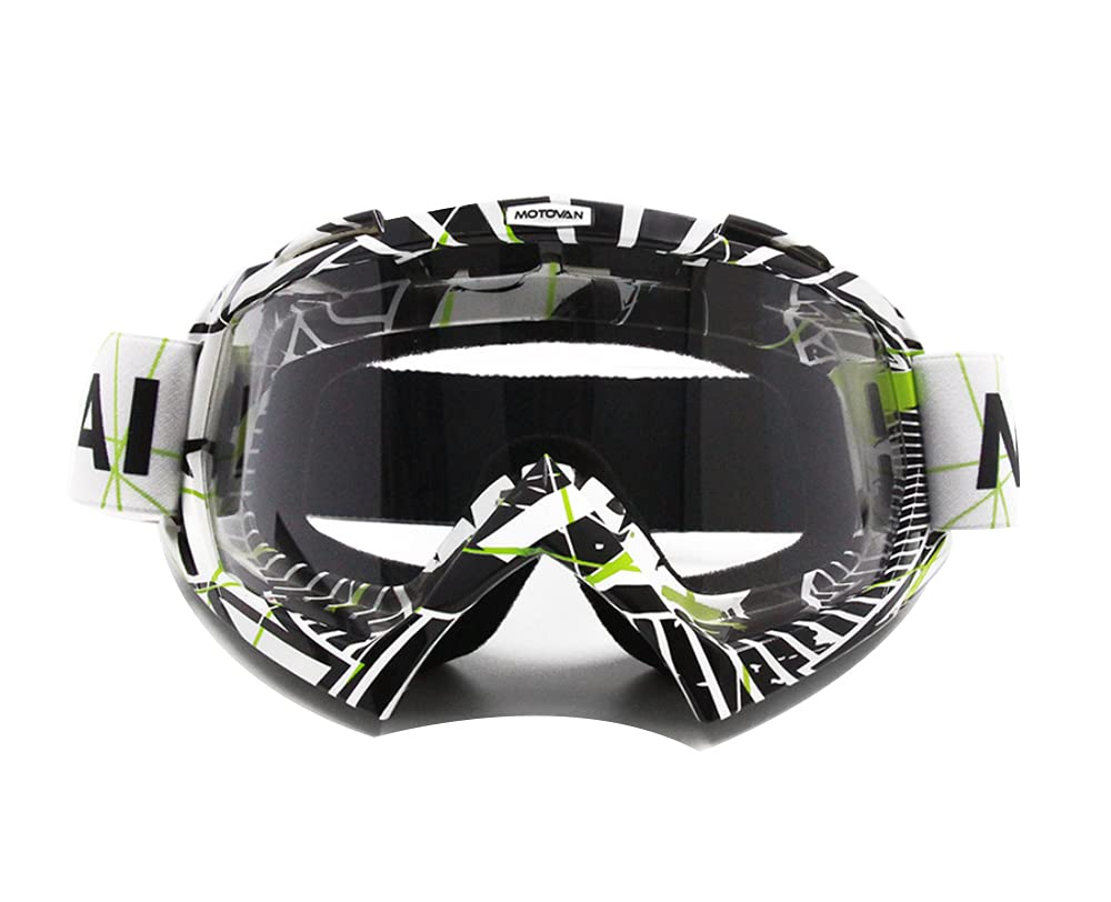 

UISBOU Motorcycle Enduro Motocross Motorcycle Racing Motocross Windproof Goggles Clear Off-Road Goggles, Goggles, Glasses, Anti-UV, Off-Road (U825