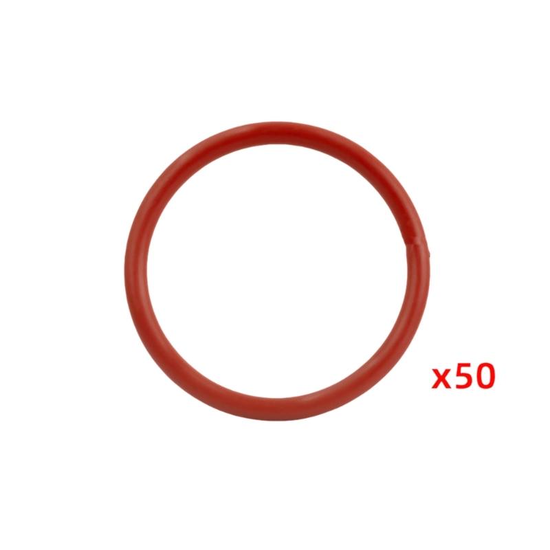 50 Pack Silicone Gasket Replacement Coffee Maker Seals for Coffee Machine Repairing Silicone Texture Sealing Rings