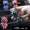 3PC New Lightning Violent Bear Doll Outlet Perfume Clip Cartoon Astronaut Car Chain Couple Bag Pendant Creative Auto Accessories