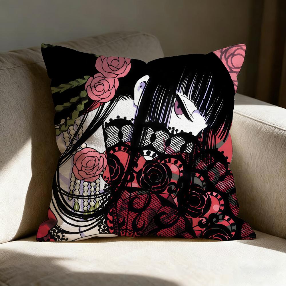 Anime XxxxHOLiC Yuuko Pillow Case Pillowcase Doublesided Printed Sofa Cushion Bedroom Headboard Pillow