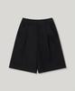 Mualeumuseu Our Pintuck Bermuda Pants [Black]