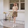 Bailuyu Retro Floral Print Short Sleeve T-Shirt