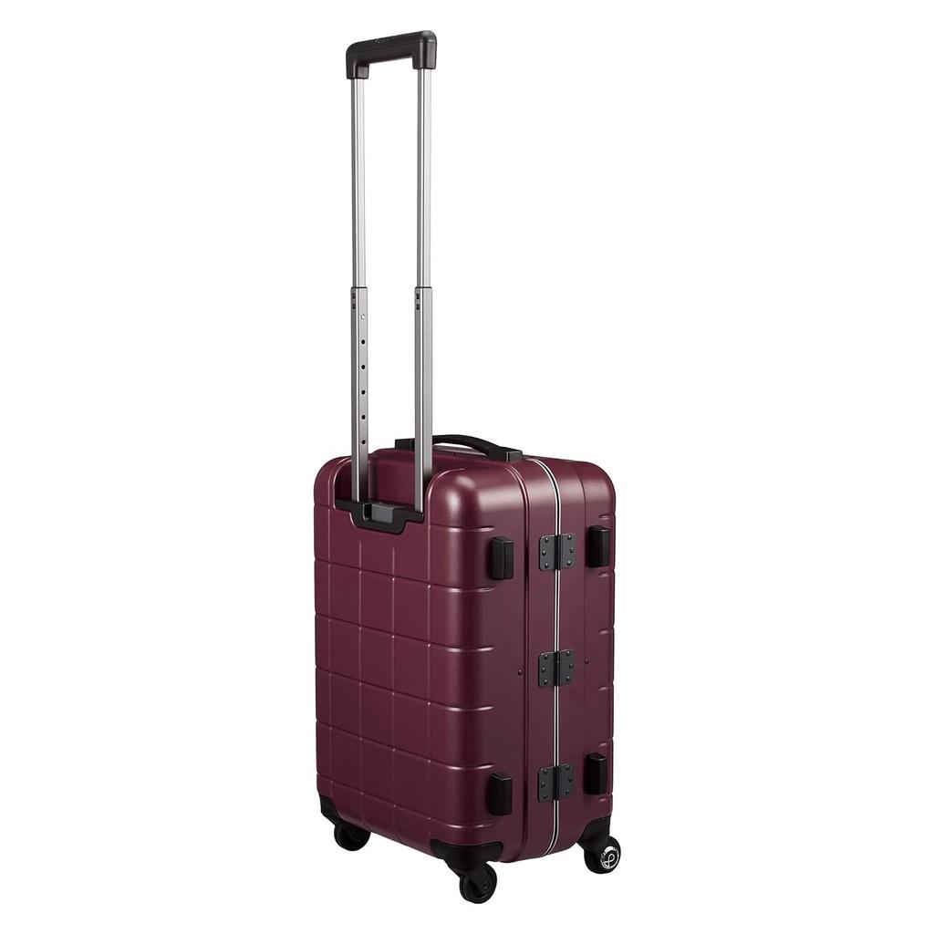 Suitcase S Size 1 Night 2 Days 2 Nights 3 Days 35L Frame Caster Stopper 10 Year Warranty Made In Japan Carry Case Carry Bag Checkered Frame Warranty
