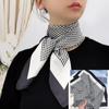 Polka Dot Silk Scarf: Versatile Spring/Autumn Accessory & Hairband for Women