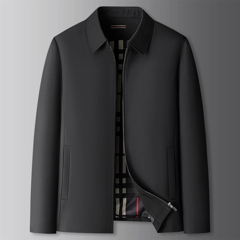 

Fat Brother 2025 Men s Plus Size Business Casual Lapel Jacket L чорний