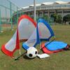 Pop Up Soccer Goals Set Folding Children's Football Gate Mini Soccer Nets Indoor Outdoor