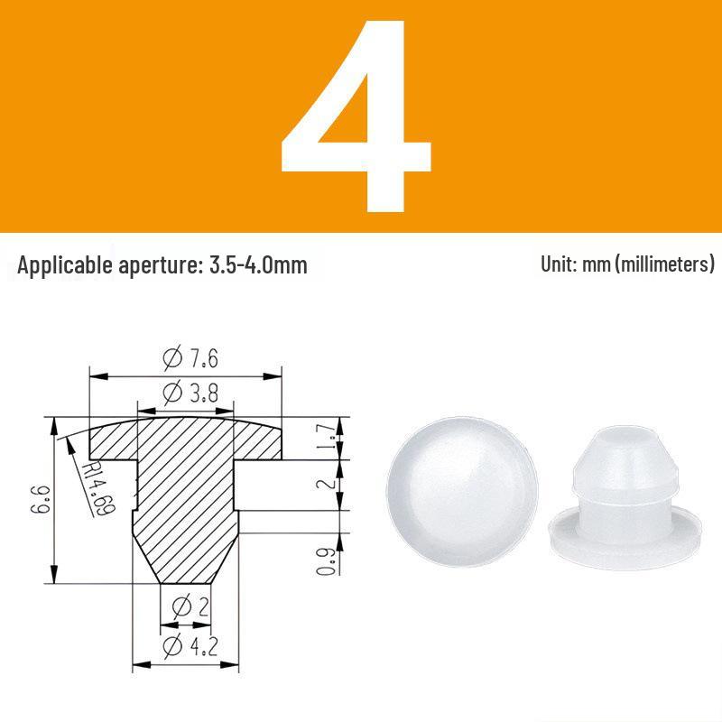 High-Temp Resistant Silicone Rubber Stopper with Card Slot Sealing Cap