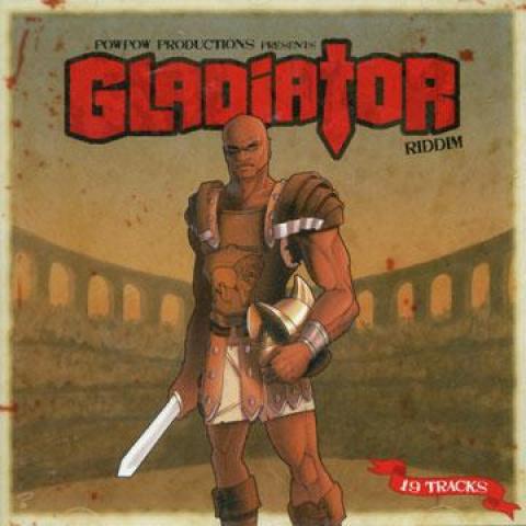 CD VARIOUS - Gladiator Rhythm POWCD004 Pow Pow 2005 Germany Reggae, Ska & Dub