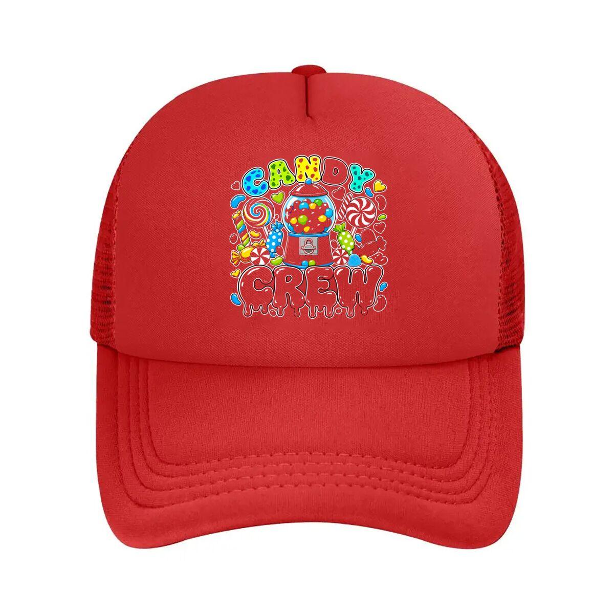 Sweet Squad Neon Candy Burst Mesh Baseball Cap Hip Hop Adjustable