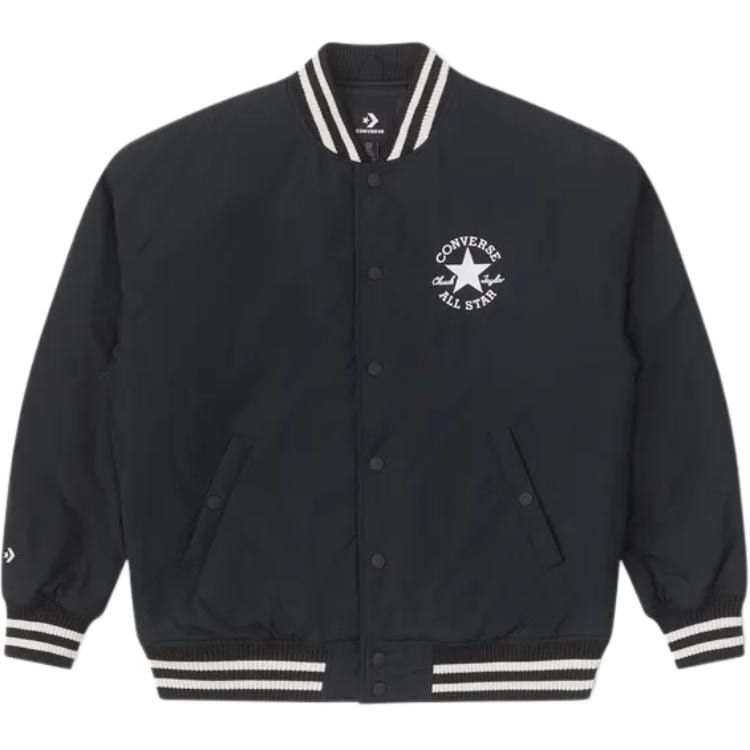 Converse All Star Baseball Jacket Men's Black 10026976-A01
