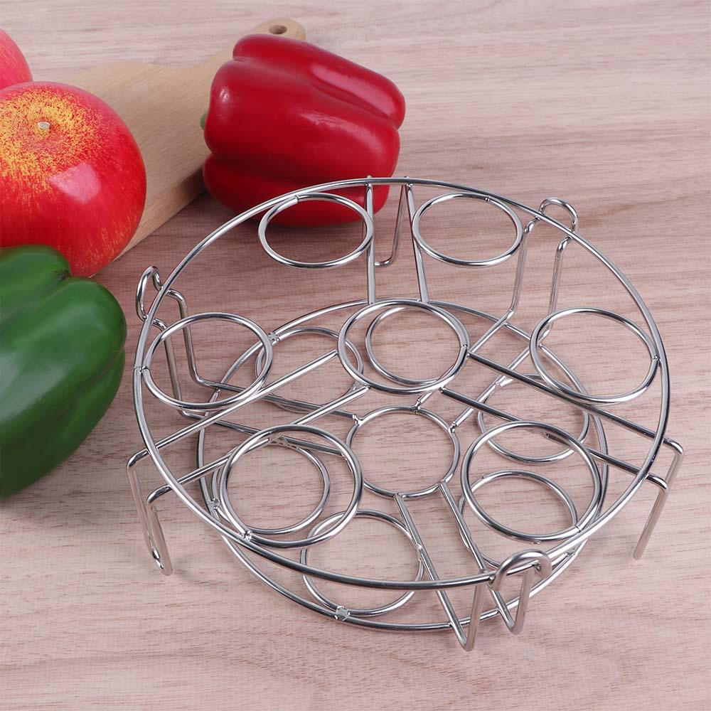 Durable Kitchen Stackable Heat Resistant Trivet Stand Egg Steamer Rack Holder Steaming Tray