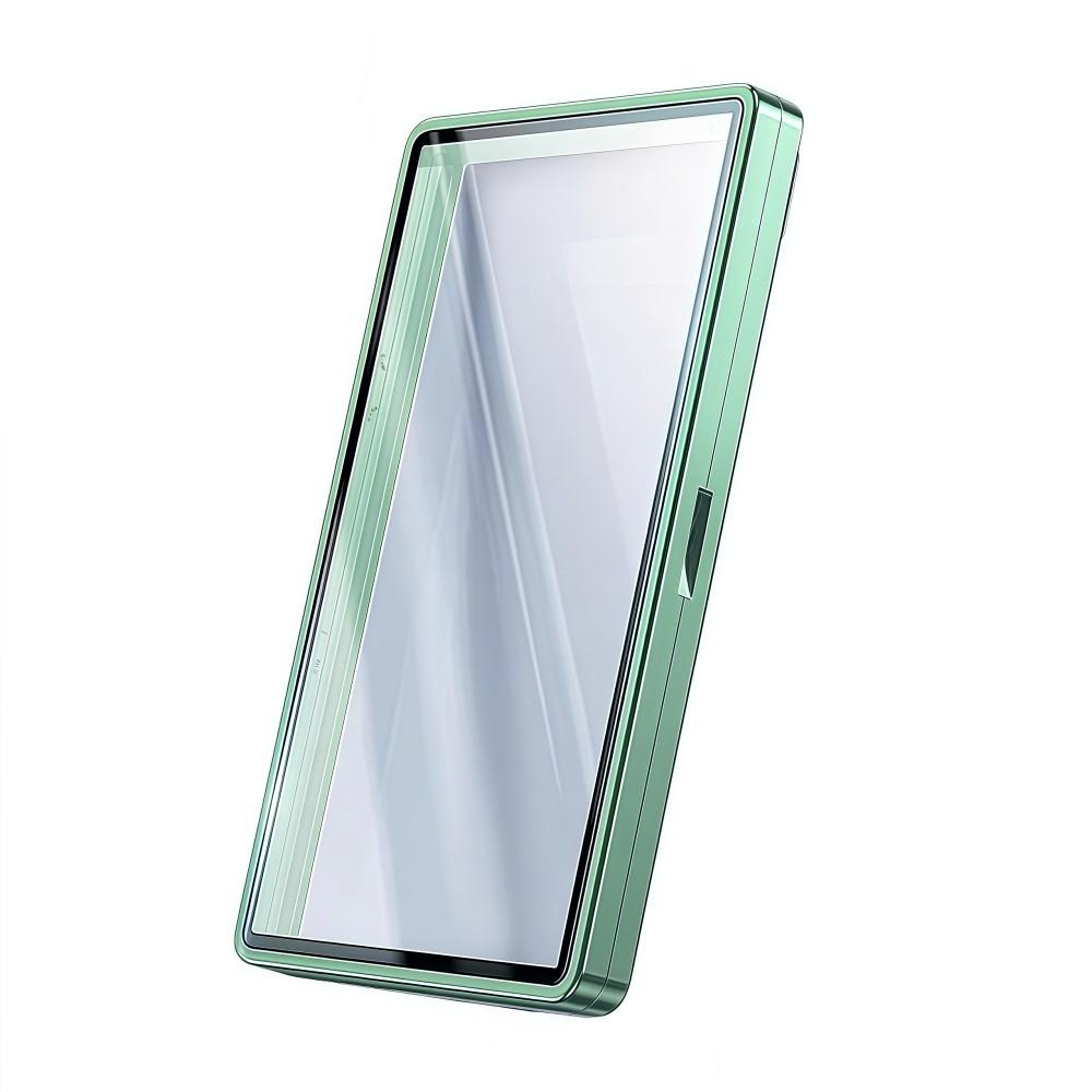UV-Resistant Metal Slab Case High Alumina Glass Magnetic 35PT Trading Card Box Durable Card Protective Case For , BGS, CGC