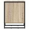 Nightstand Set of 2 Sonoma Finish 39.5 X 30 X 50 Cm Particleboard