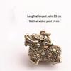 Dragon Turtle Pixiu Keychain Pendant - Lucky Charm for Men and Women