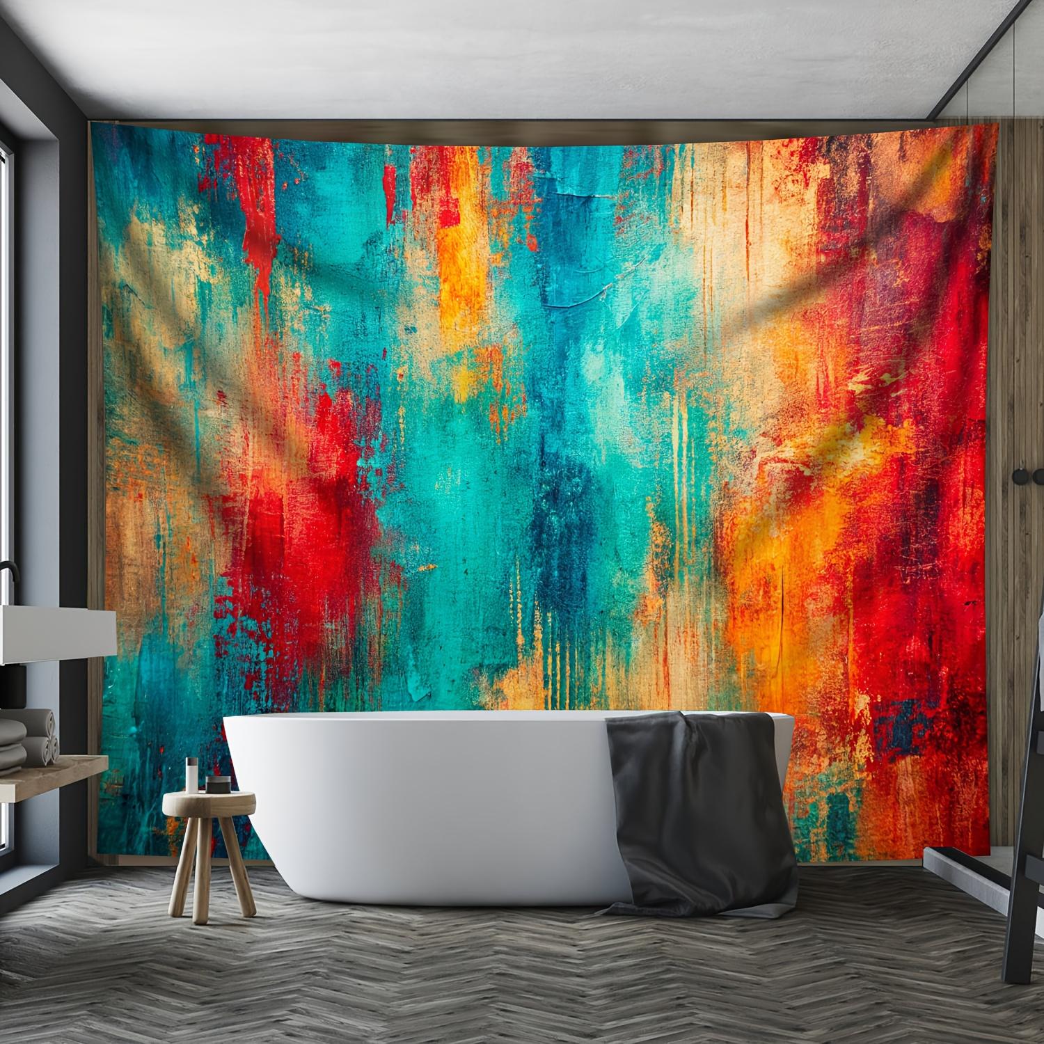 

VIKAMA Artistic Abstract Carpet Soft Durable Mat For Home Entryway Bedroom Bathtub Living Area Photo Backdrop Home Decoration 74x94cm(29x37in)