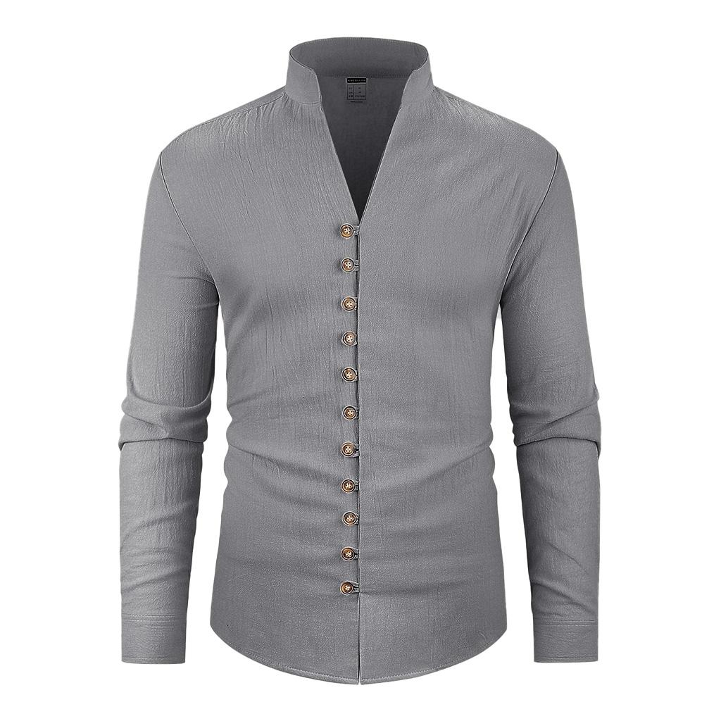 Herrenhemden Lässige Button-Down-Hemden Baumwollhemden Langarmhemden Businesshemden Hemden für Herren Arbeitshemden Hemden Lässige Hemden