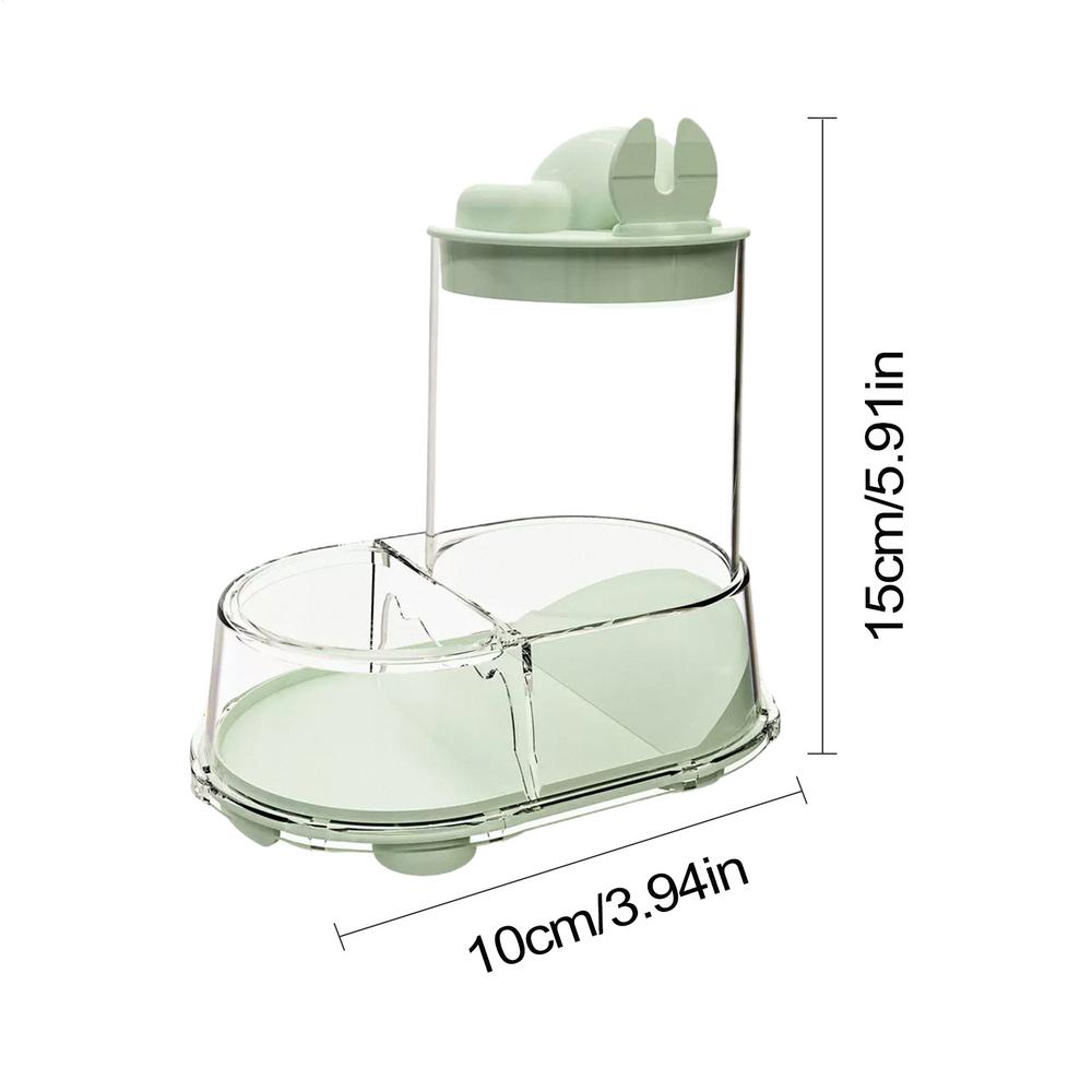 Hamster Food Bowl Automatic Pet Food Water Dispenser Stable Large Capacity Detachable Water Dispenser For Mice Hedgehog Ferret