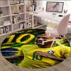 1pc Neymar15 Carpet, Round Rug, Comfortable, Suitable for Entryways, Living Rooms, Office, And Bedrooms, Christmas Decoration