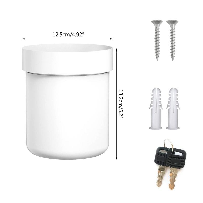 Flower Pot with Hidden Safe Secret Compartment Stash Box Key Hider Plastic Plant Pots Jewlery Organizer for Valuables