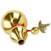 Smooth Brass Gourd Statue with Cover Gossip Gourd Crafts Copper Gourd Ornament  Fengshui