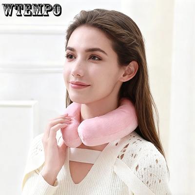 Autumn Winter Warm Plush U-shaped Hot Water Bags Used for Neck Wraps with Water Filling To Protect Neck Shoulders Warm The Cervical Vertebrae