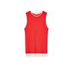 Summer New Product Women's Clothes Ins Style Cotton Double Layer Effect Round Neck Sleeveless Simple T-shirt Tops 5644776