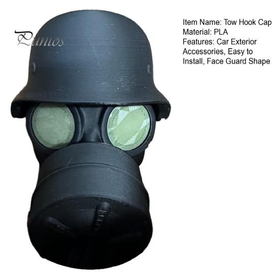 غطاء خطاف السحب للسيارة واقي وجه الغاز عالمي سيارة سيارات الدفع الرباعي شاحنة خطاف سحب وصلة مقطورة غطاء واقي ملحق خارجي للسيارة