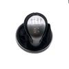5 Speed Gear Shift Lever Knob Stick Head With Leather Boot Cover For Skoda Fabia 2 II MK2 Combi Scout 2007 2008 2010 2011 2012