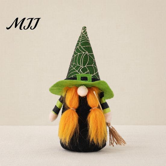 Halloween Tiered Tray Decor Faceless Doll Ornaments, Gnome Decorations, Cute Cloth Decorative Witch Dolls Plush for Home Party Atmosphere Table