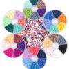 1set/bag 3mm Solid Color Baking Paint Multi-Color Millet Beads DIY Bracelet Necklace Earrings Jewelry Accessories