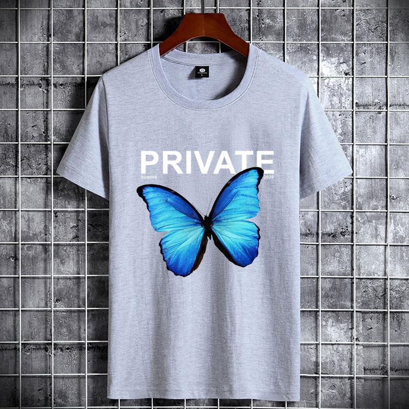Short Sleeve Casual Ladies Fashion Female Graphic Tee Women Butterfly Print Summer T Clothing T-shirts