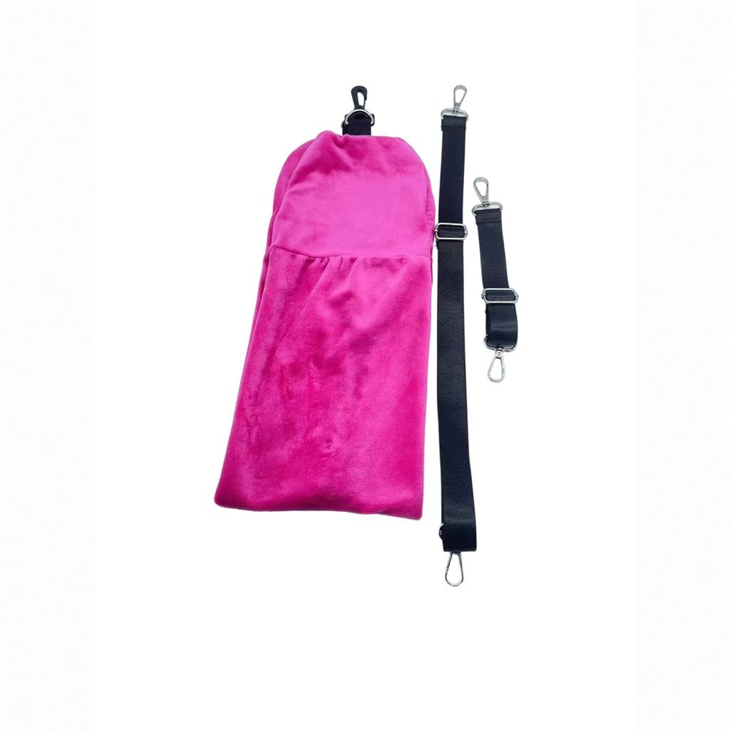 Travel Pillow With Storage Pouch, Adjustable Polyester Neck Support, Comfortable & Lightweight