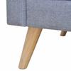 Vidaxl Sofa 2-Osobowa, Materiałowa, Jasnoszara
