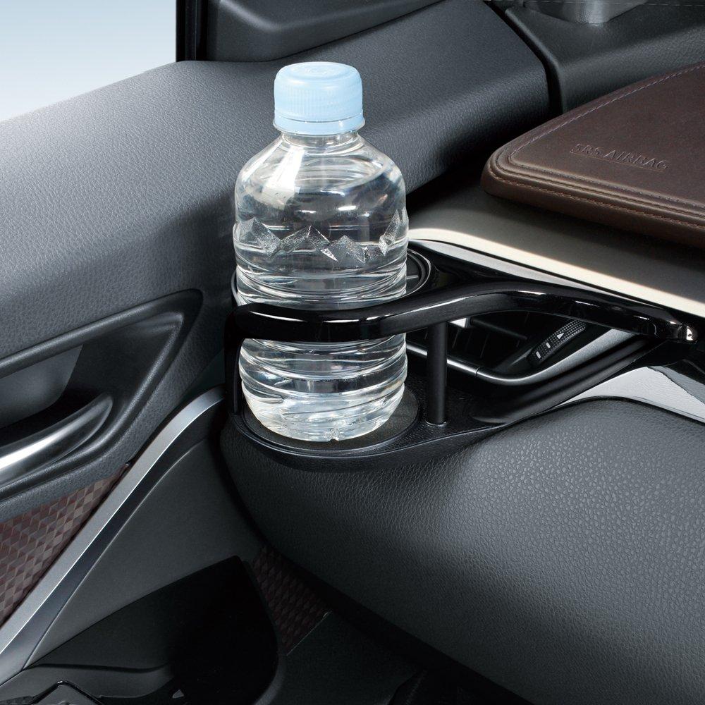 Tsuchiya Yac Toyota Air Conditioner Drink Holder for Passenger (SY-C2) C-HR Seat, Black/Silver