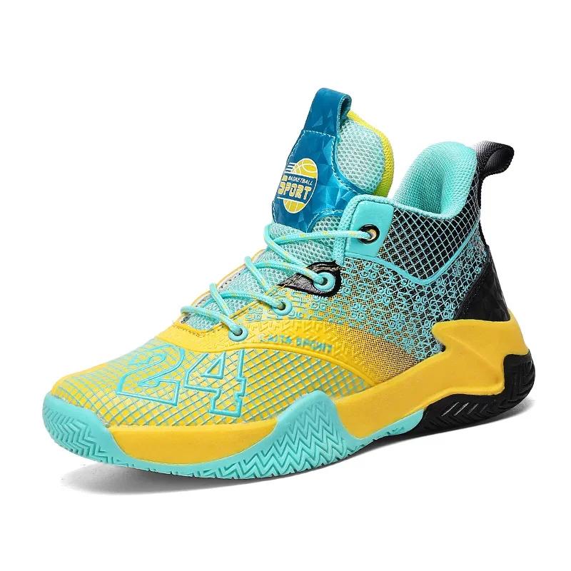 Professional Basketball Sneakers for Children Brand Fashion Waterproof Basketball Sport Shoes Kids Trainers Basket Garcon Enfant