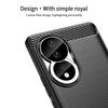 MOFI JK TPU Series-1 for Honor 90 Carbon Fiber Soft TPU Case Anti-scratch Brushed Phone Cover