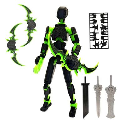 Lucky 13 Figuren Spielzeug Dummy 3D-gedruckte bewegliche Formwandlungsroboter Actionfiguren DIY Mannequin Dekompressionsspielzeug für Jungen Geschenke