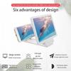 8.2/14 Inch Mobile Phone Screen Amplifier Magnifying Glass Foldable Phone Bracket 3D Video Screen Amplifier Folding Enlarged Expander Stand