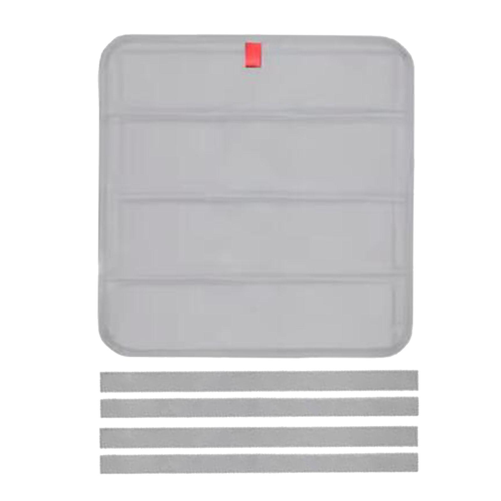 

Шторка для окна автофургона, защита конфиденциальности, затемняющий чехол для окна из ткани Оксфорд для кемпера серый