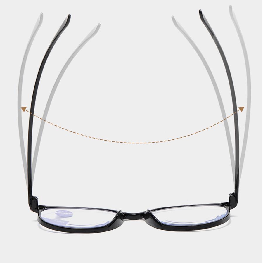 Fashion Large Frame Reading Glasses Anti Blue Light Presbyopia Glasses Non-Polarized Fashion Accessory
