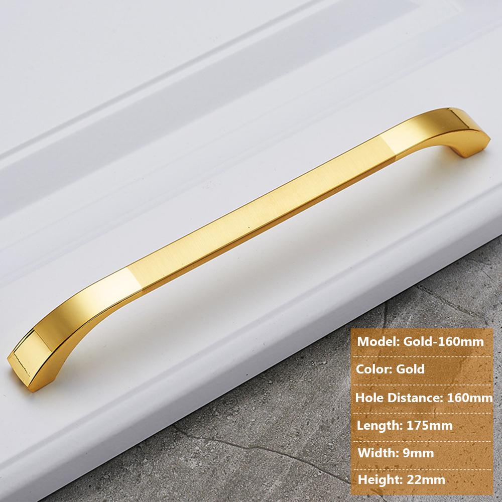 Luxus Modern Zinklegierung Schrank Möbel Hardware Kleiderschrank Türknauf Schubladengriffe Türgriff