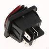 Lighted Rocker Toggle Switch Waterproof 12V
