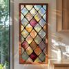 Static Glass Sticker Colored Glass Texture Window Film UV Light Blocking Waterproof Dustproof