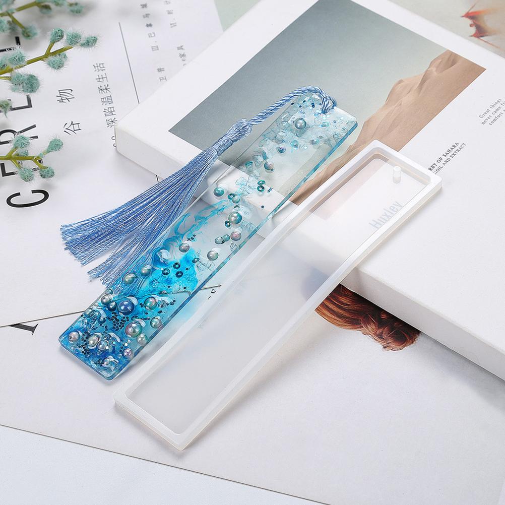 Silikon Kristall Epoxidform Lesezeichen DIY Schmuckherstellungswerkzeug Handwerksform