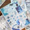 Retro Craft Decorative Sticker Book Dream Theme Japanese Style Vintage Artistic Scrapbook Journals Stickers Aesthetic Stationery