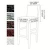 Protective PU Leather Bar Stool Covers Barstools Covers Preventing Dent And Hair For Multiple Setting Protectors