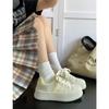 Niche Non-collision Board Shoes Women's 2025 New Summer Korean Version Thick-soled Versatile Casual Student Bread Shoes Tide